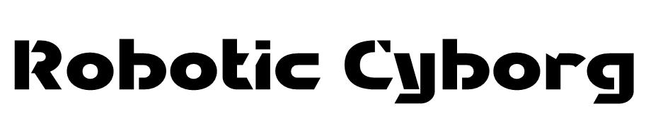 Robotic Cyborg Font
